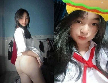 A foto nua de Tieu Tam Huyen está espalhada no hotel