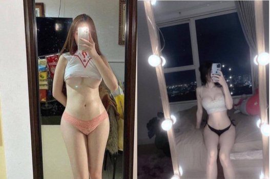 Cao Thi Thuy Vy tirou uma selfie para aliviar