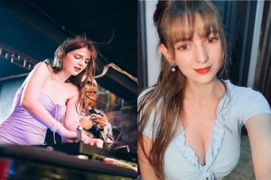 Ela é linda e aparece de acordo com o modelo padrão 18+