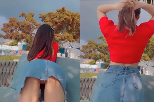 A irmã vietnamita pulverizou água de sua boceta ao tirar uma selfie